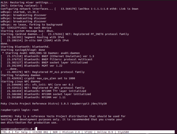 Yocto Build for Raspberry Pi 3