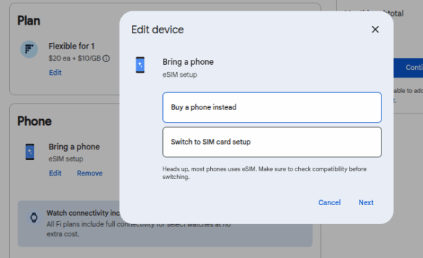 免付漫遊費eSIM-Google Fi申請教學
